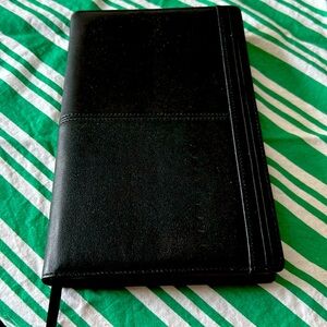 BLACK LEATHER NOTE BOOK
